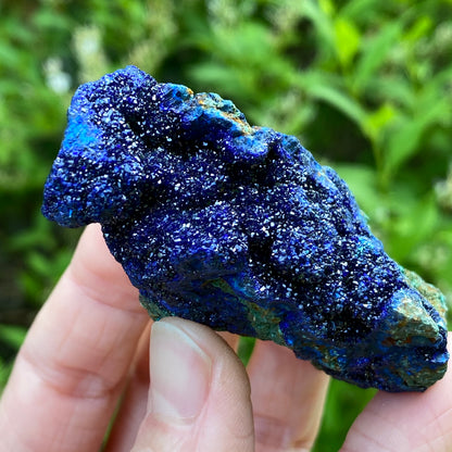 Azurite with Malachite