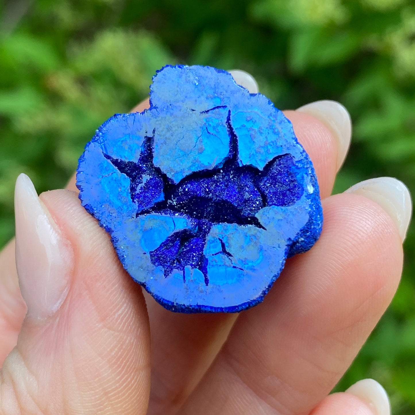 Azurite Blueberry Geode