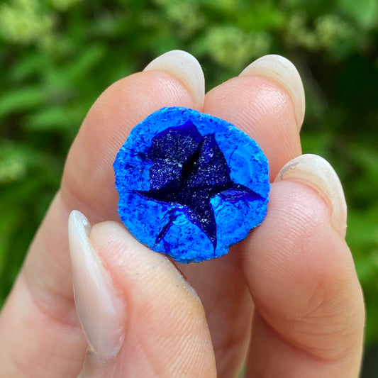 Azurite Blueberry Geode