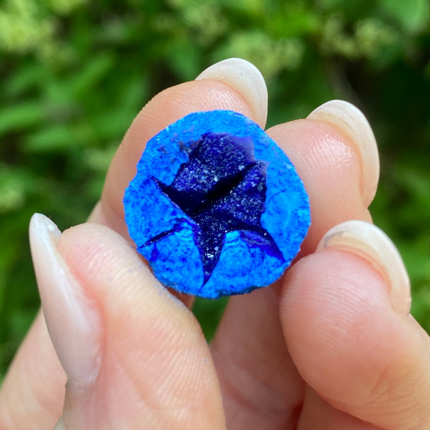 Azurite Blueberry Geode