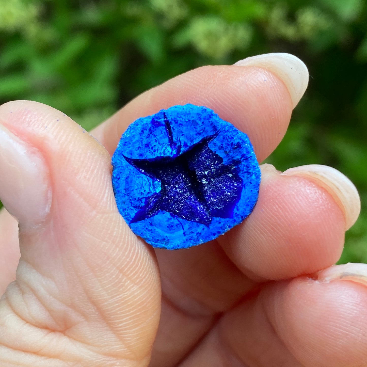 Azurite Blueberry Geode