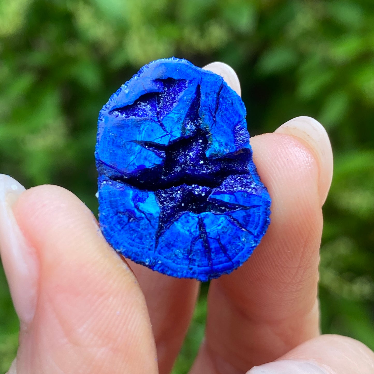 Azurite Blueberry Geode