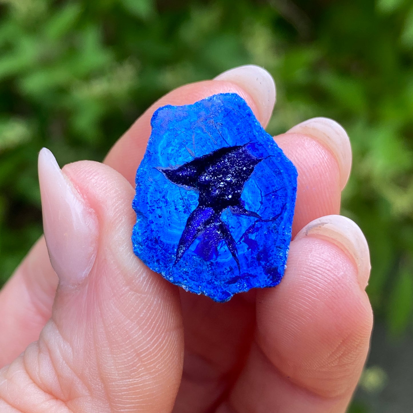 Azurite Blueberry Geode