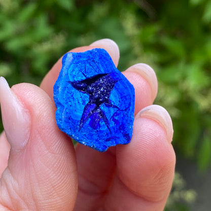 Azurite Blueberry Geode