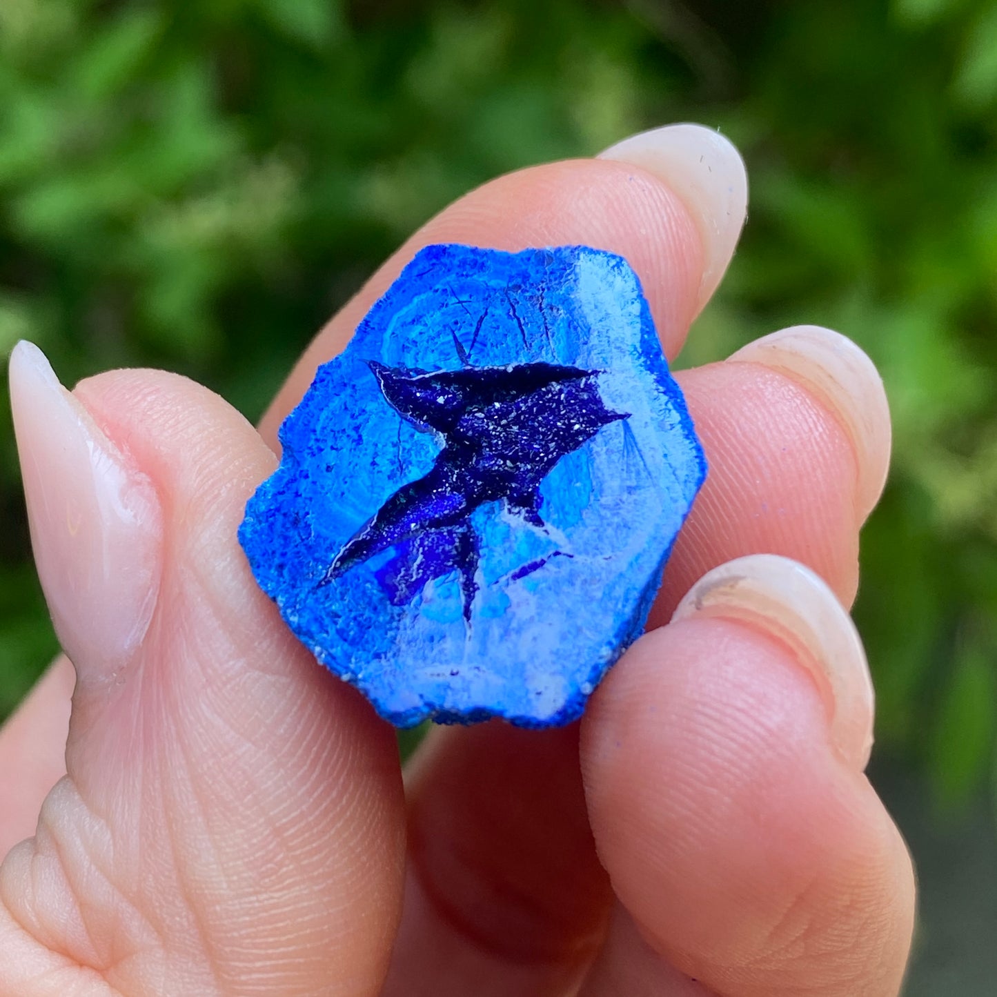 Azurite Blueberry Geode