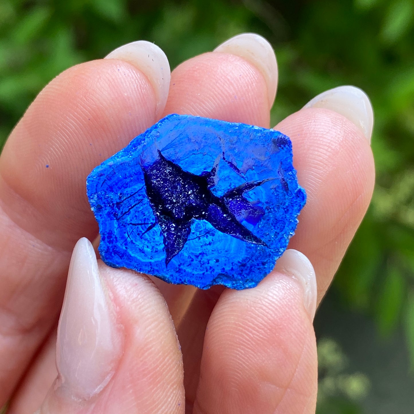 Azurite Blueberry Geode