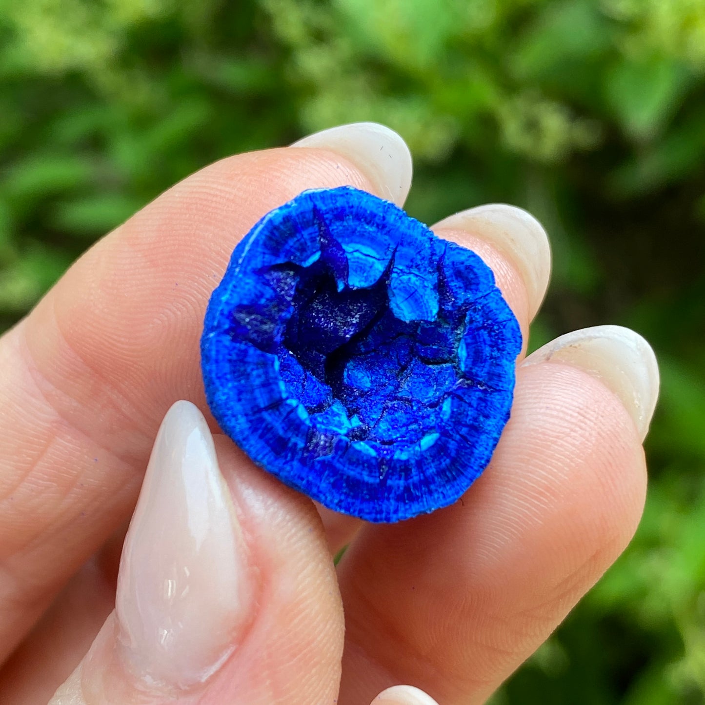 Azurite Blueberry Geode