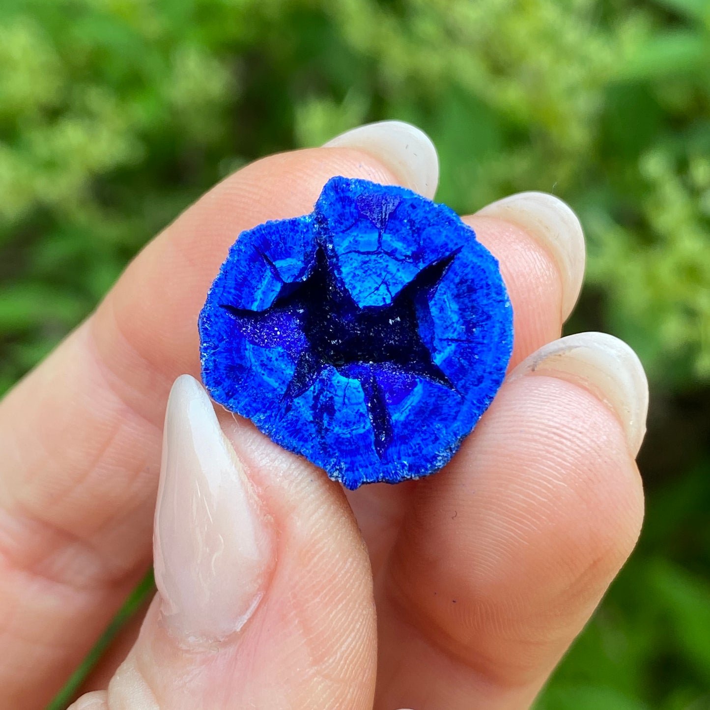 Azurite Blueberry Geode