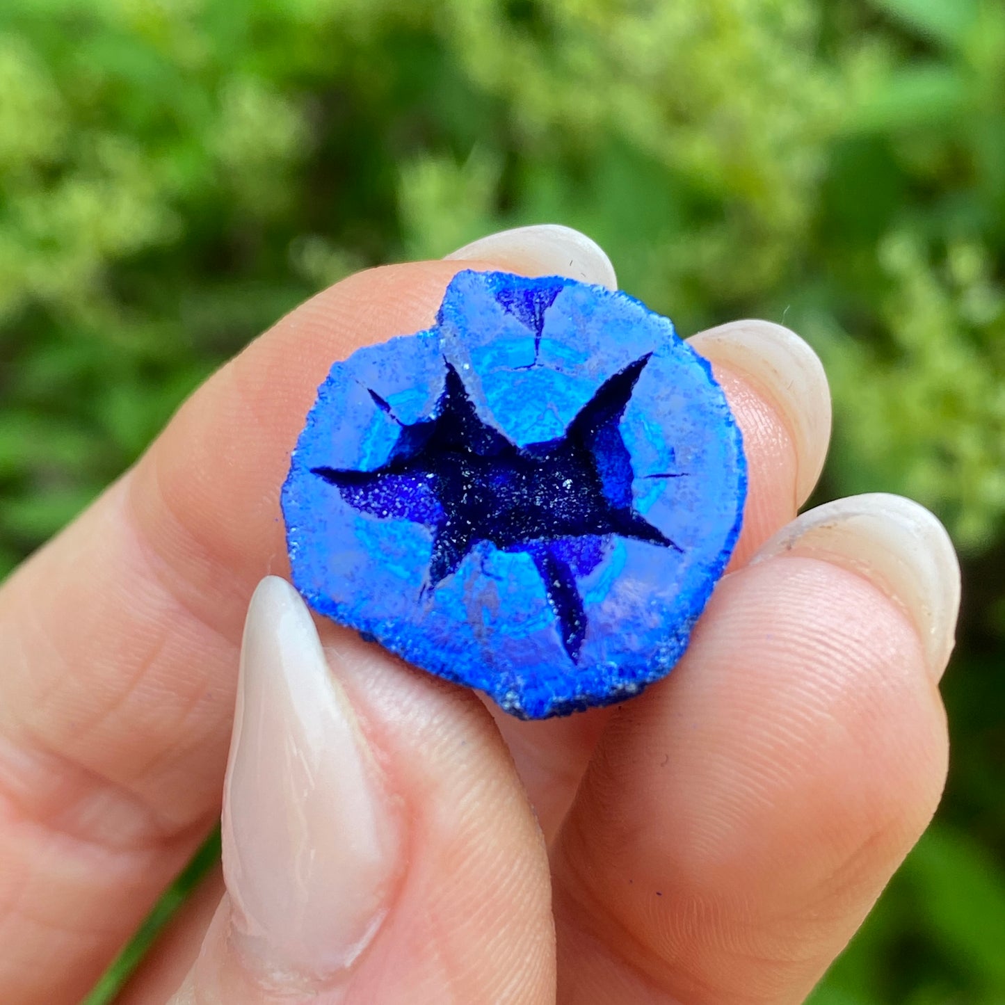 Azurite Blueberry Geode