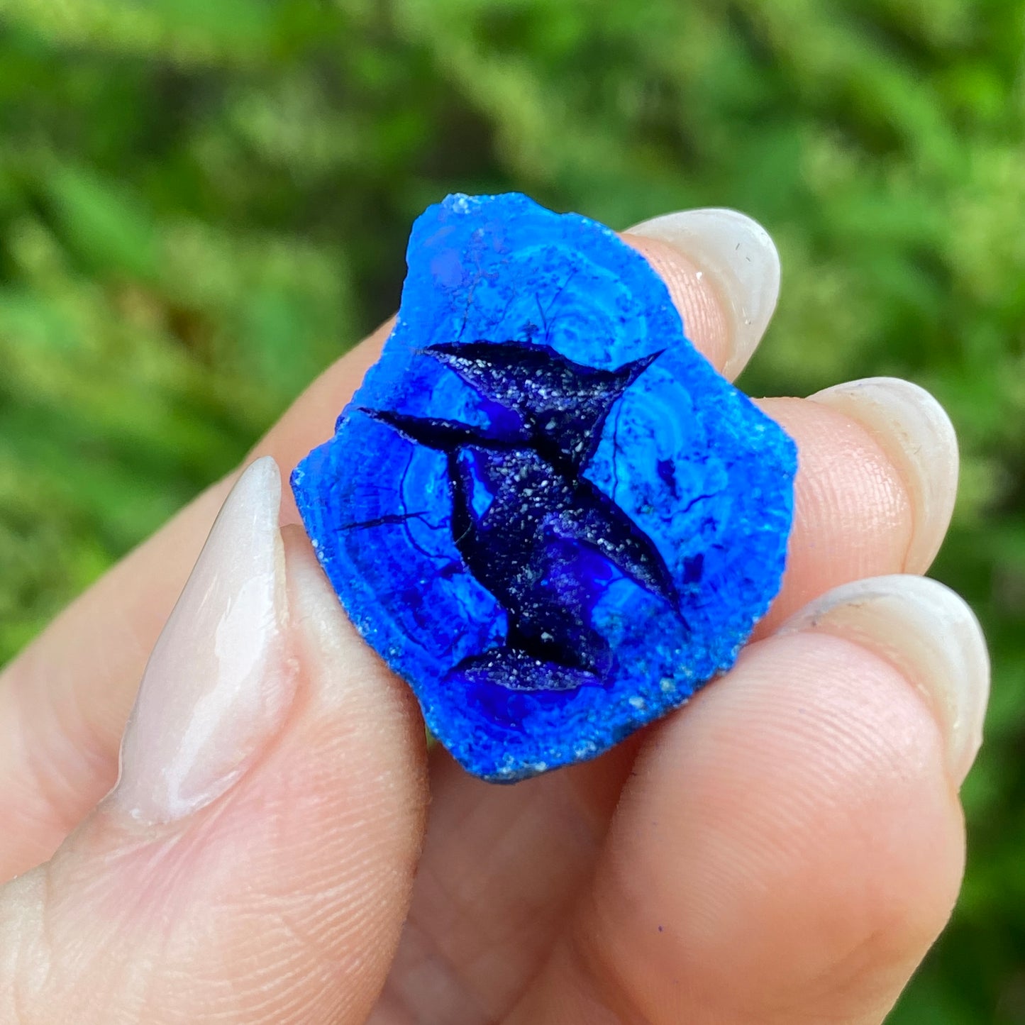 Azurite Blueberry Geode