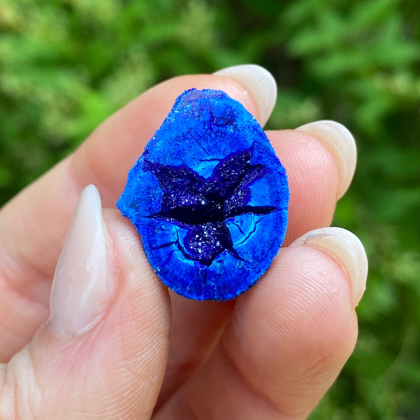 Azurite Blueberry Geode