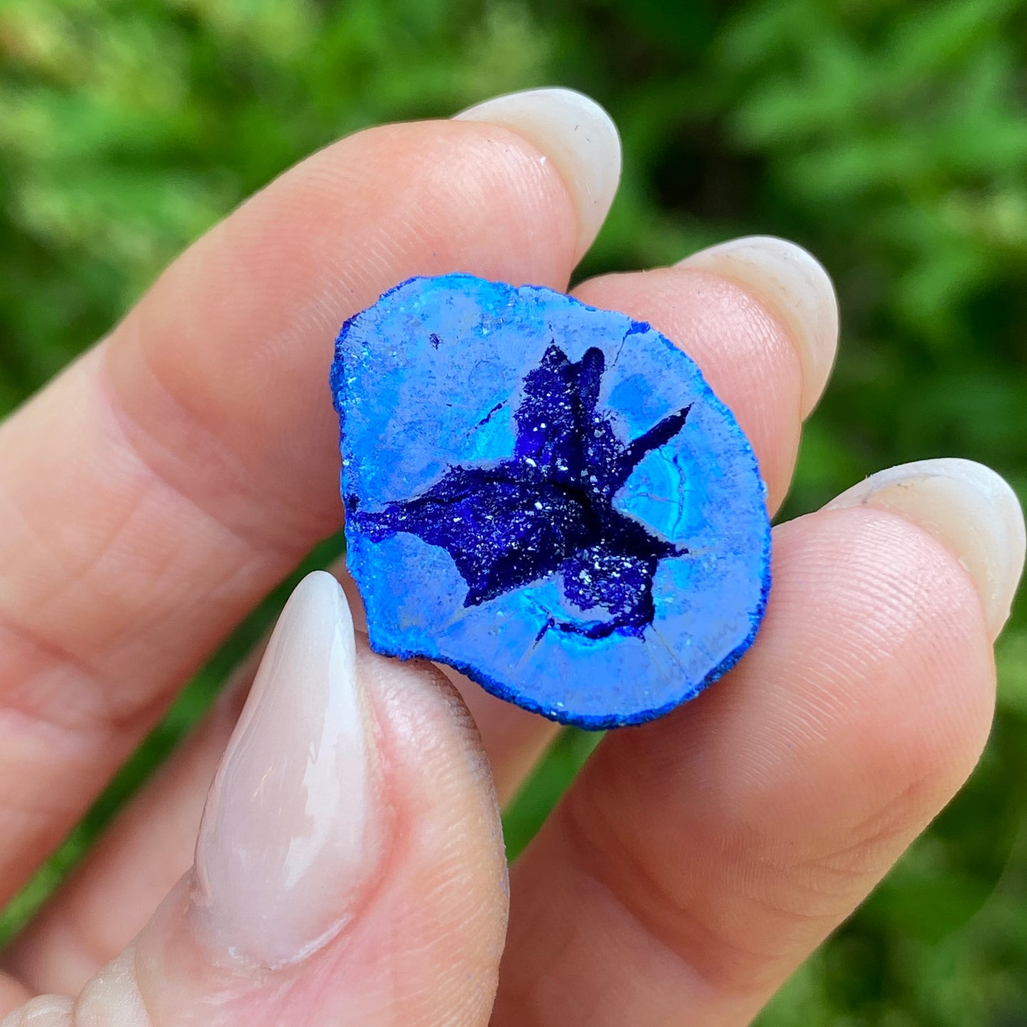 Azurite Blueberry Geode