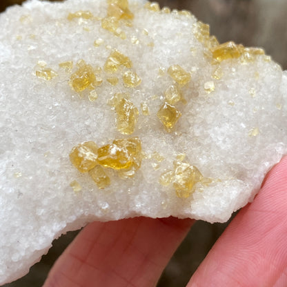 Barite on Quartz, Hunan