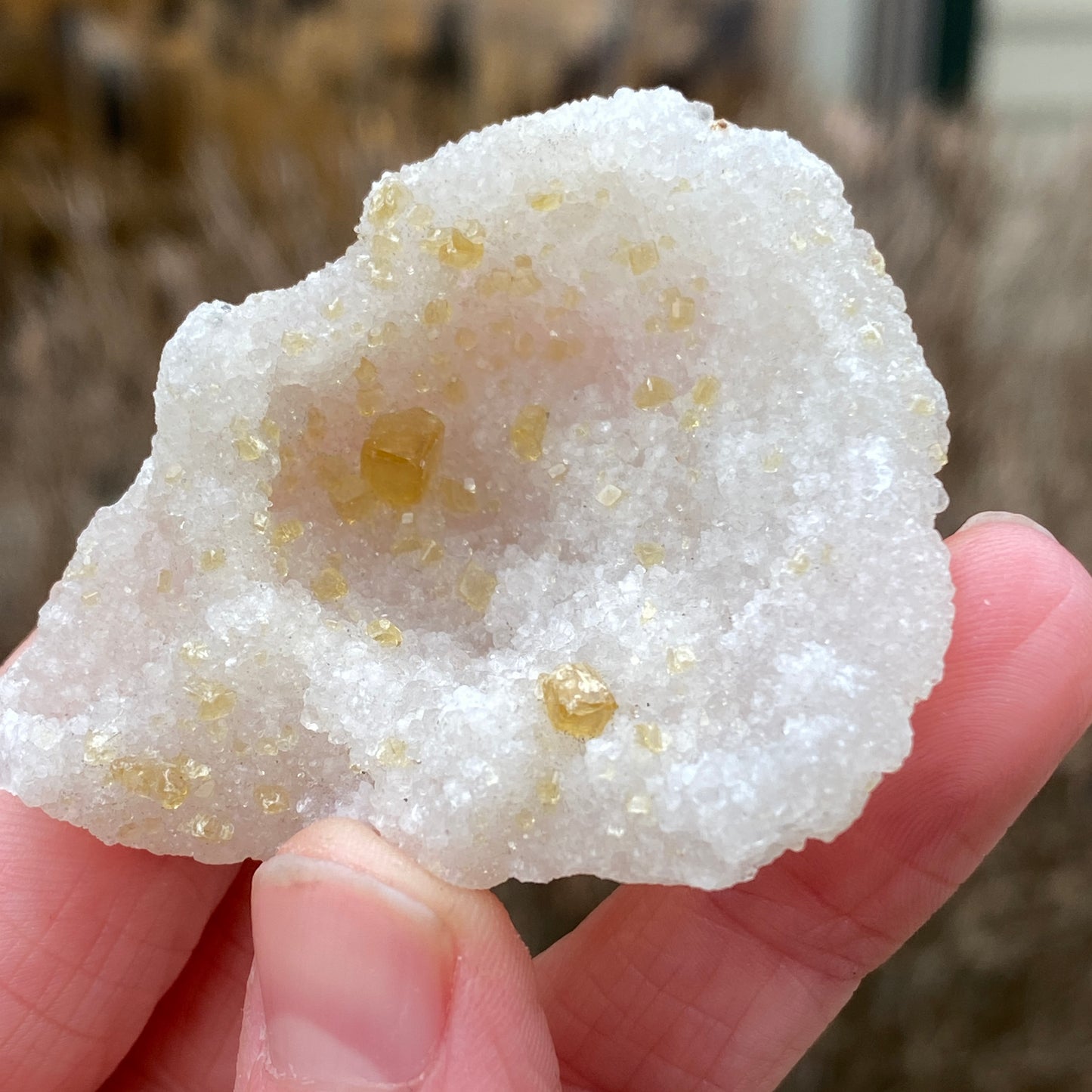 Barite on Quartz, Hunan