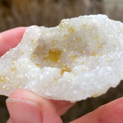 Barite on Quartz, Hunan