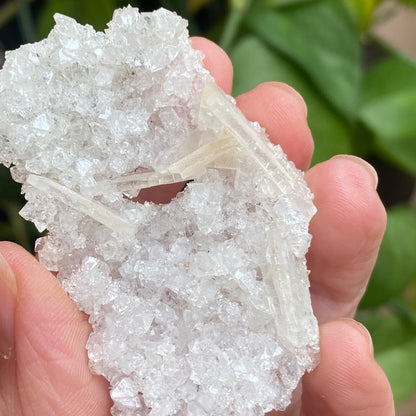 Barite on Apophyllite Specimen