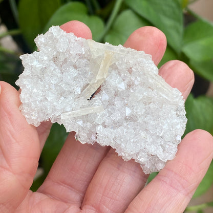 Barite on Apophyllite Specimen