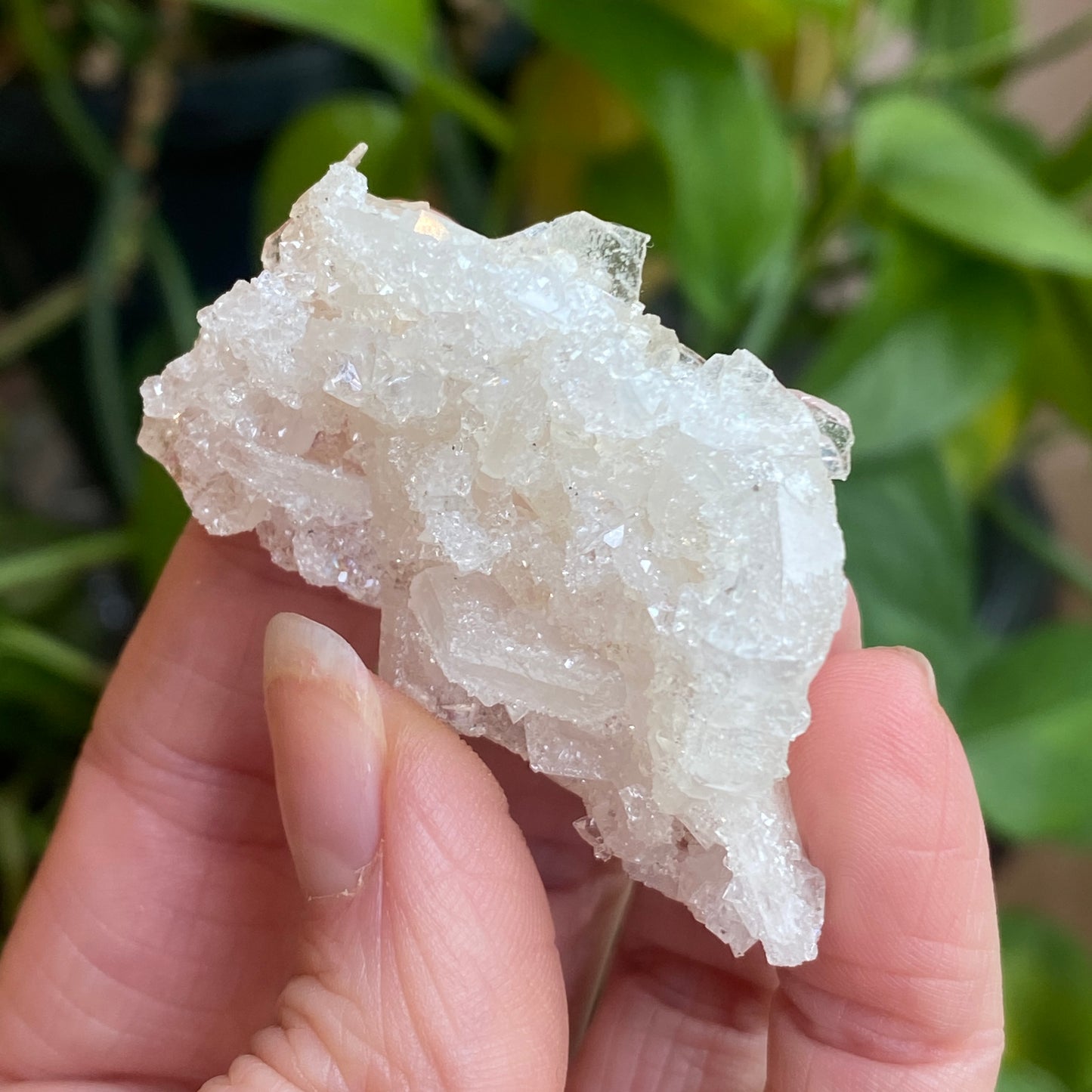 Barite on Apophyllite Specimen