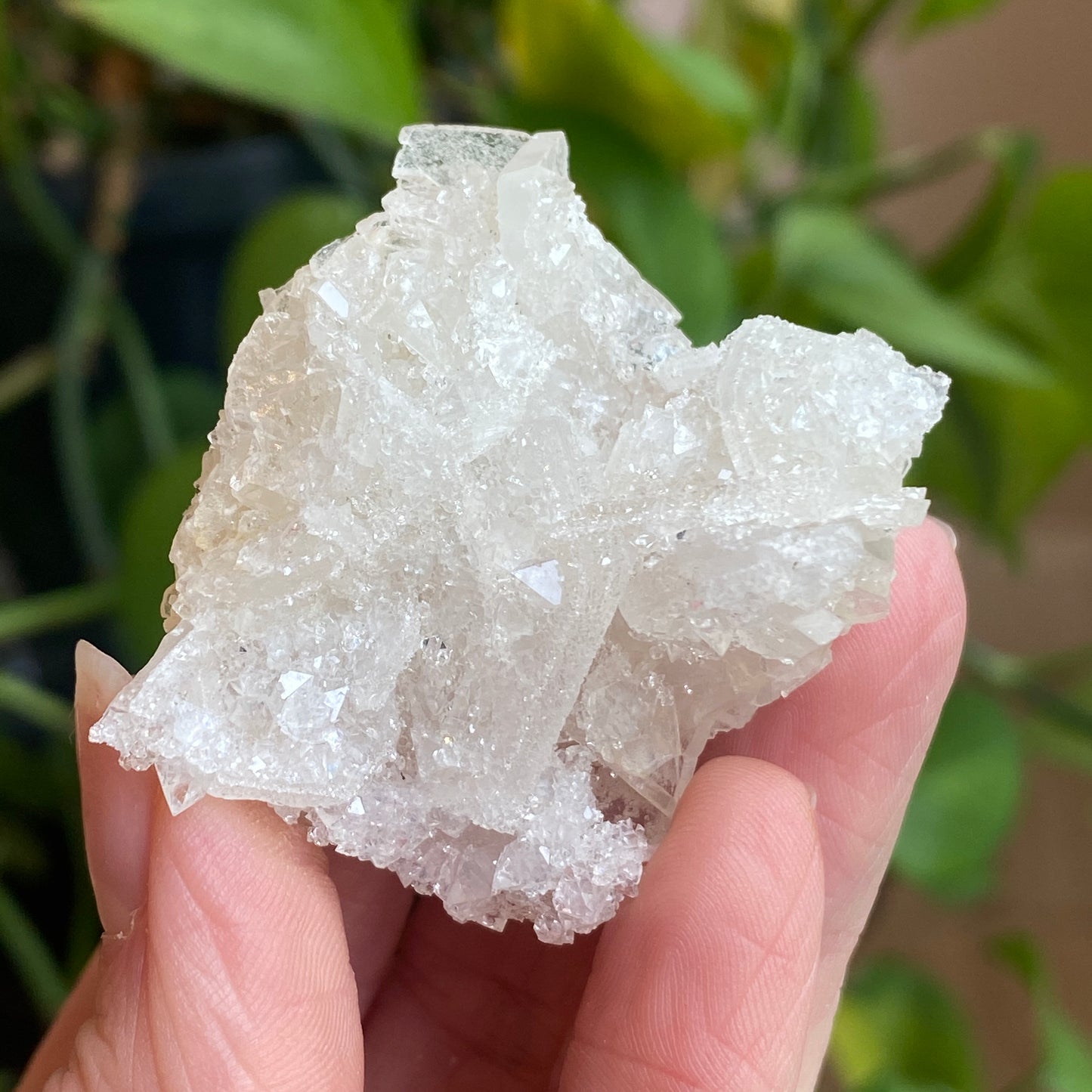 Barite on Apophyllite Specimen