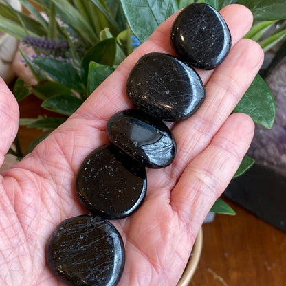 Black Tourmaline Worry Stone