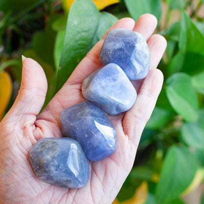 Large Blue Chalcedony Stone