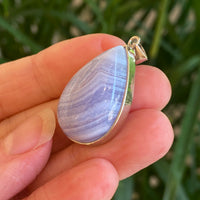 Blue Lace Agate Pendant