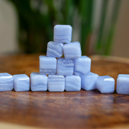 Blue Lace Agate Cube