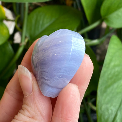 Blue Lace Agate Heart