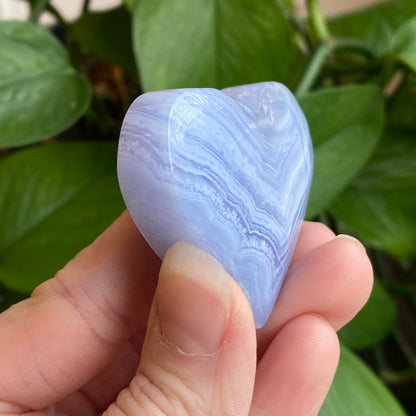 Blue Lace Agate Heart