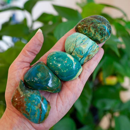 Peruvian Blue Opal Stones