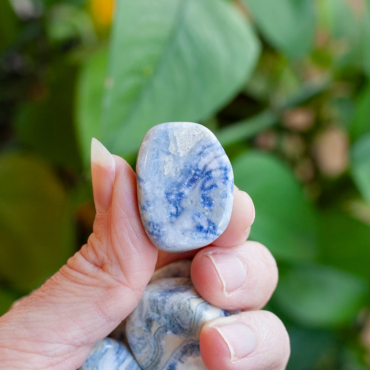 Blue Scheelite Stone, Turkish Calcite in Dolomite