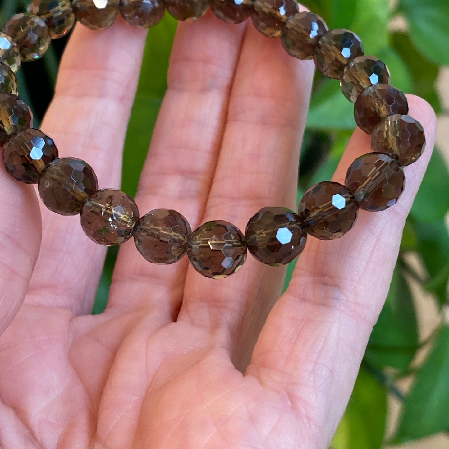 Faceted Smoky Quartz Bracelet