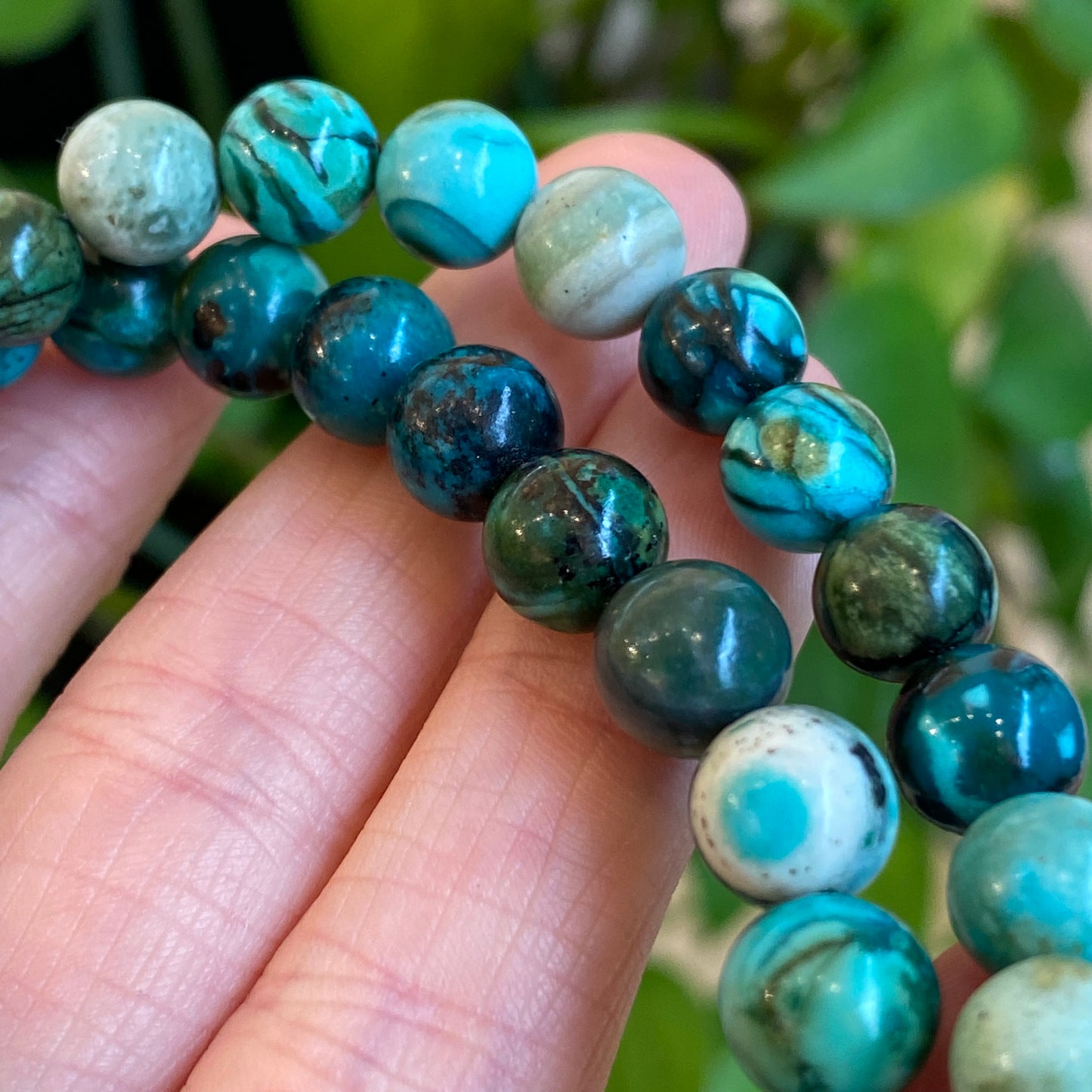 Peruvian Blue Opal Bracelet