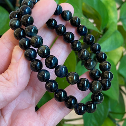 Hawk's Eye Bracelet, Blue Tiger's Eye