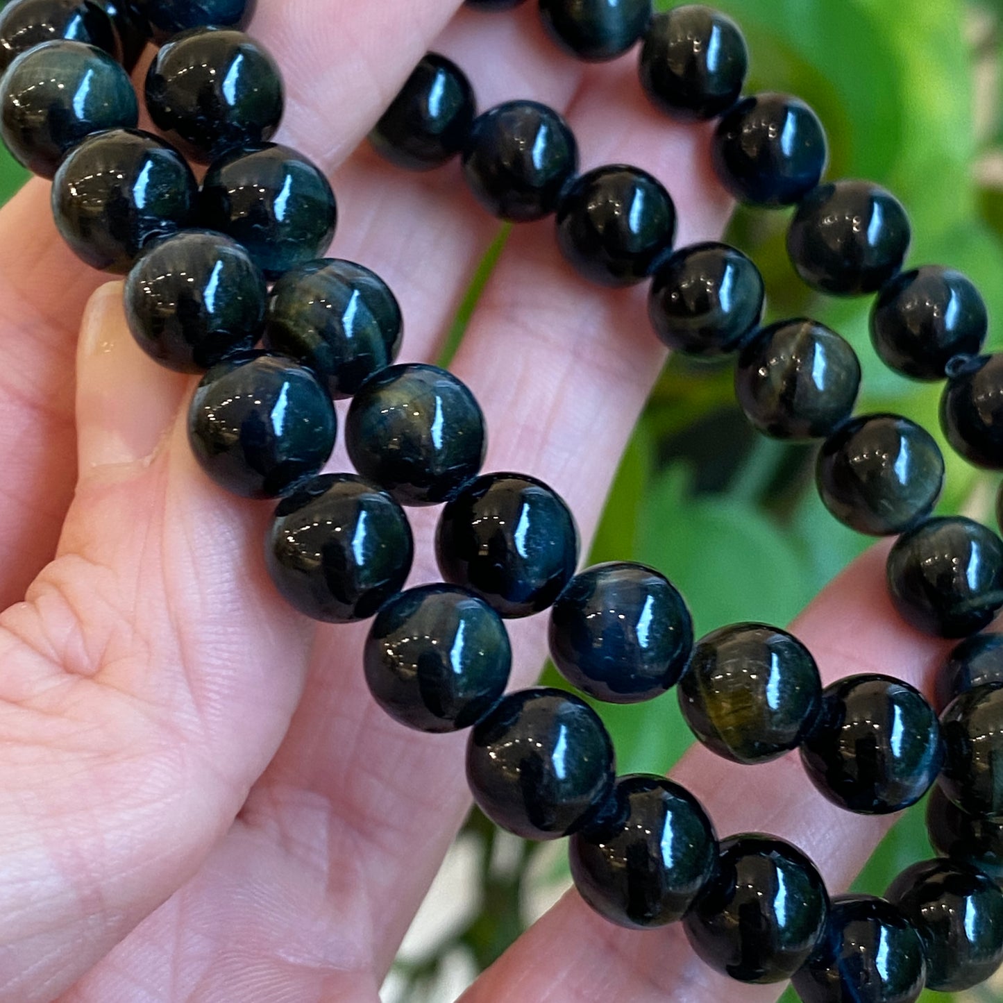 Hawk's Eye Bracelet, Blue Tiger's Eye