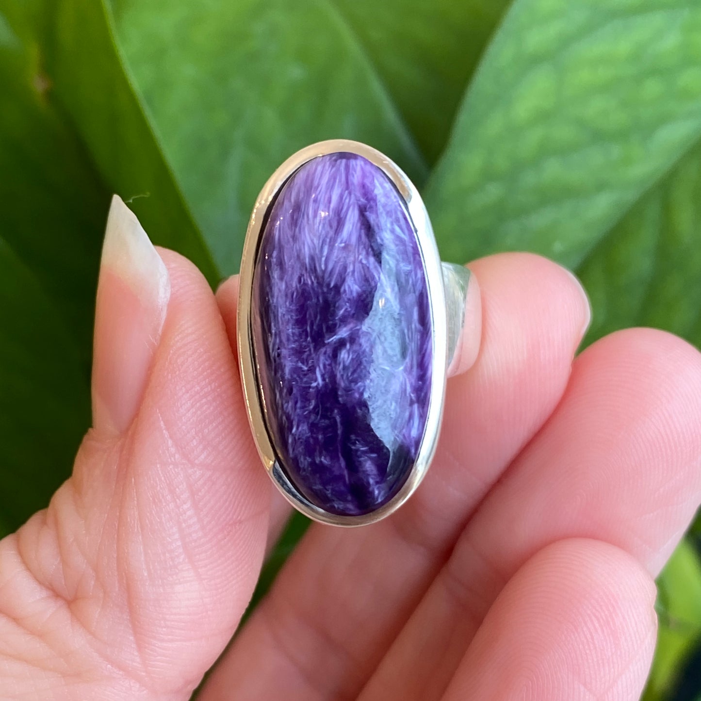 Charoite Ring, Size 6