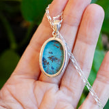 Chrysocolla Azurite Pendant