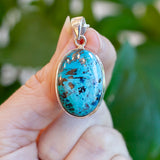 Chrysocolla Azurite Pendant
