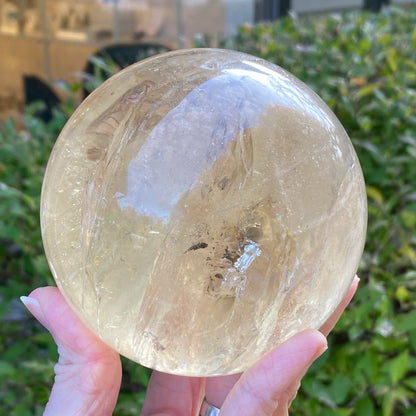 Natural Citrine Sphere, Old Stock