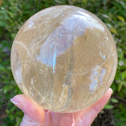 Natural Citrine Sphere, Old Stock
