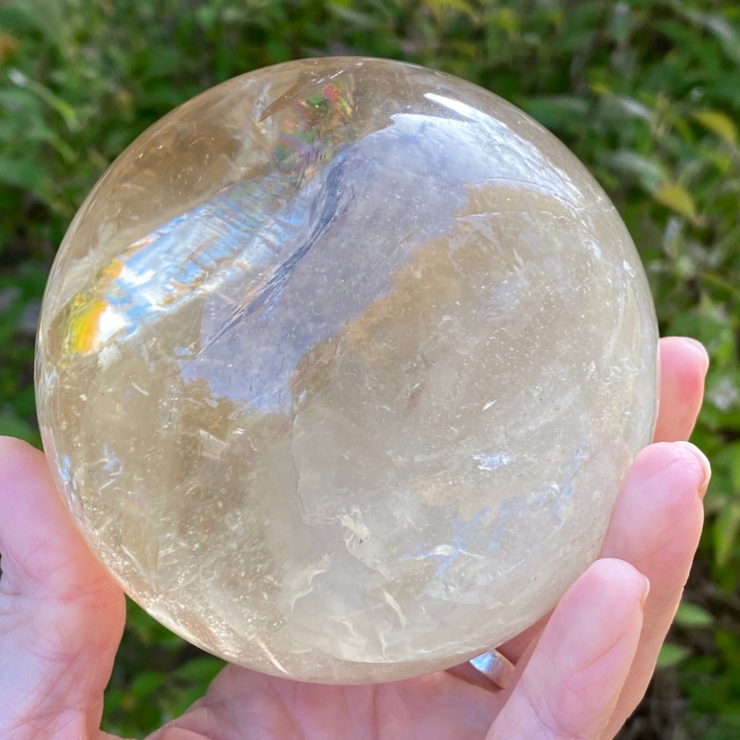 Natural Citrine Sphere, Old Stock