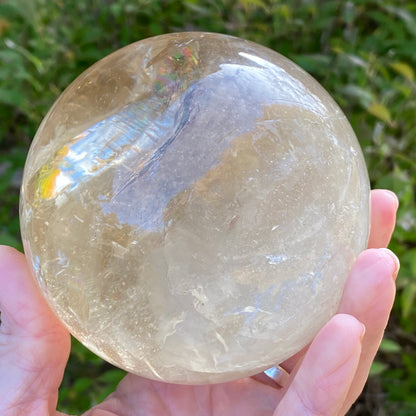 Natural Citrine Sphere, Old Stock