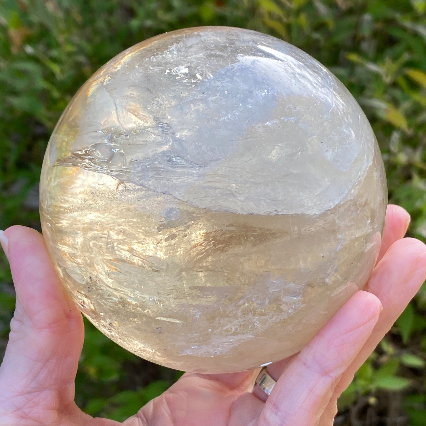 Natural Citrine Sphere, Old Stock