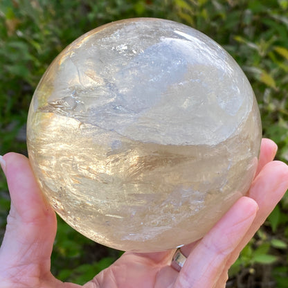 Natural Citrine Sphere, Old Stock