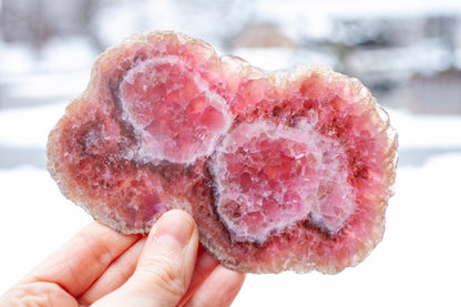 Rare Cobaltoan Calcite Slab