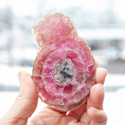 Rare Cobaltoan Calcite Slab