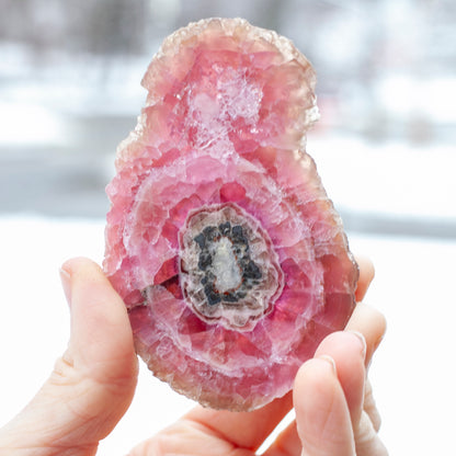 Rare Cobaltoan Calcite Slab