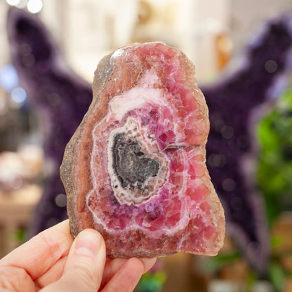 Rare Cobaltoan Calcite Slab