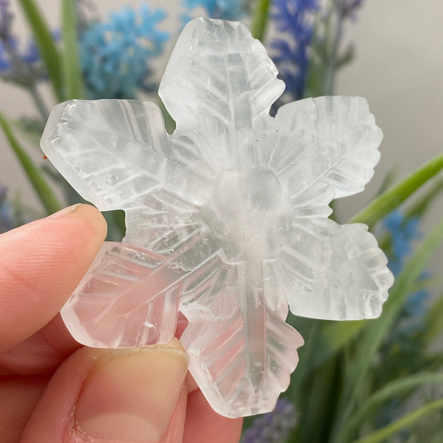 Quartz Crystal Snowflake