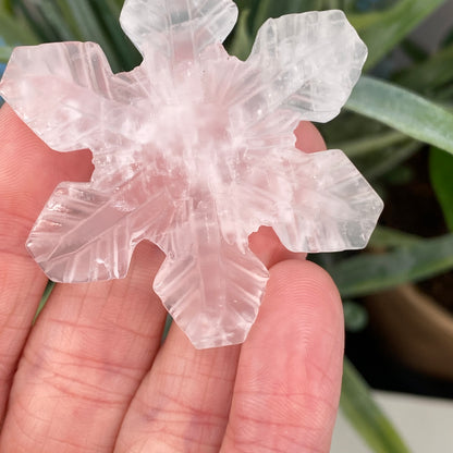 Quartz Crystal Snowflake